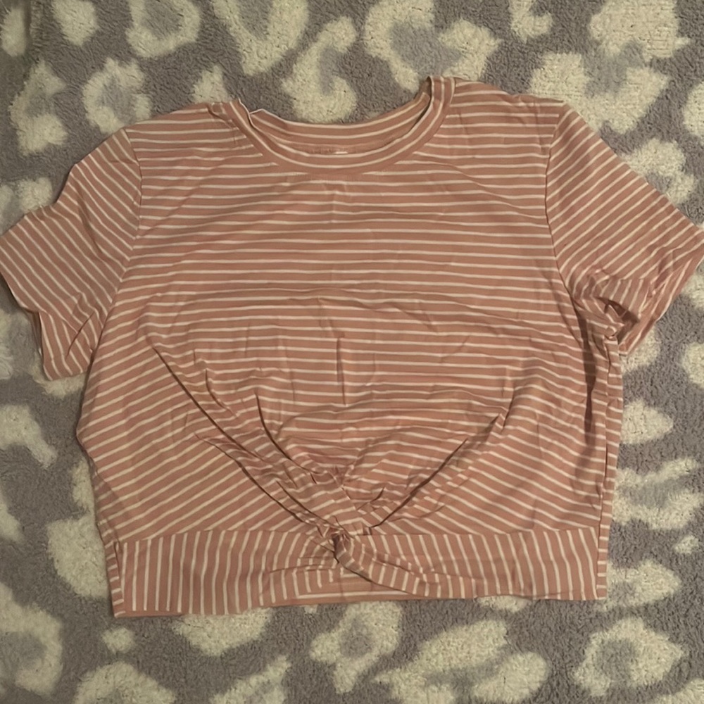 Pink crop top